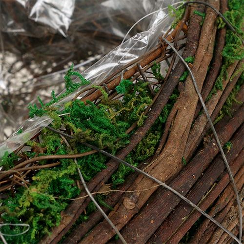 Artikel Pflanzgefäß Herz Rebe Moos 21cm x 26cm H6cm