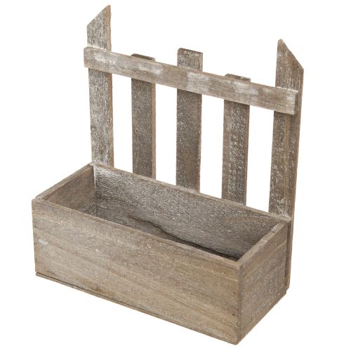 Artikel Pflanzkasten Holz Mini Blumenkasten L22/25cm Set 2St