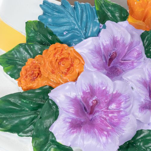 Artikel Blumenvase Frau mit Hut und Blumen Pflanztopf Dekoration für Innen und Außen 20cm