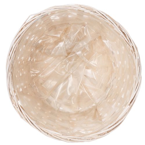 Artikel Geflochtener Korb als Stilvolle Blumendekoration im Wohnbereich Osterkorb 23cm 6St