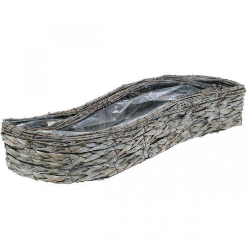 Artikel Pflanzschale, Pflanzkasten Grau 48,5/31,5cm 2er-Set