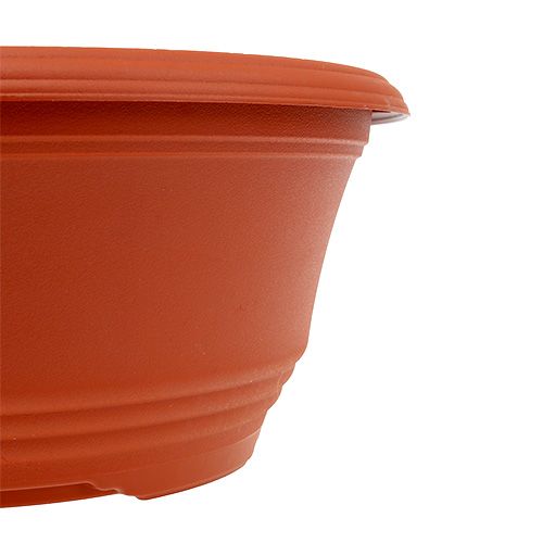 Artikel Pflanzschale aus Plastik Ø27cm Runde Schale Terrakotta 5St