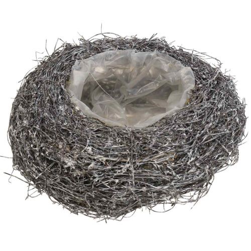 Artikel Pflanzkorb Pflanzschale Reben Weiß Gewaschen Ø20cm H8cm