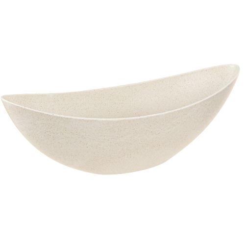 Artikel Pflanzschiffchen Pflanzschale Beige Meliert L38,5cm 3St