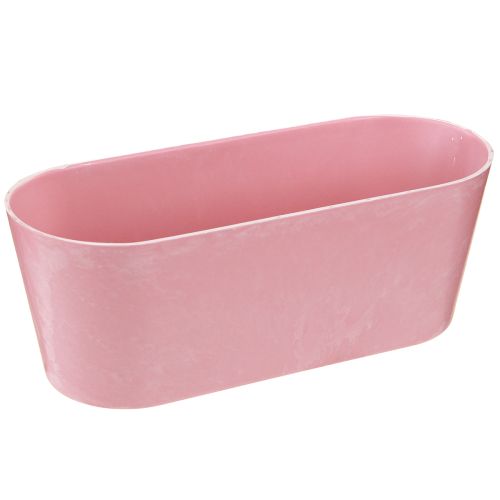 Artikel Pflanzschiffchen Pflanzschale oval Rosa 27×11×10cm 3St