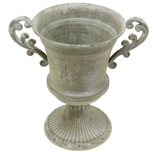 Artikel Antik Pokal Grau Ø16,8cm H24,8cm