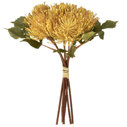 Artikel Protea künstlich Leucospermum Nadelkissen Gelb 30cm 6 St