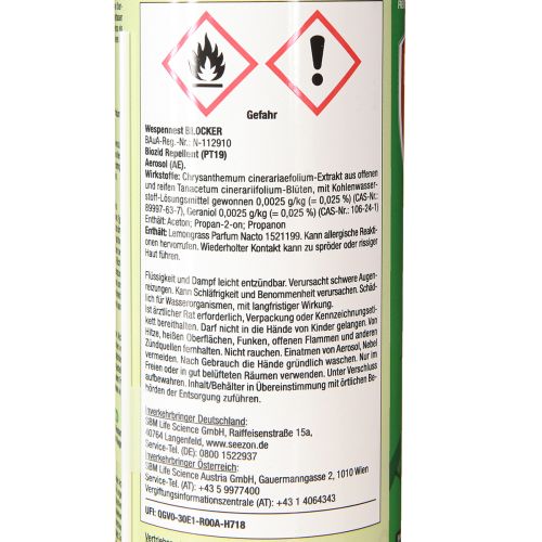 Artikel Protect Home Wespennest Blocker Anti Wespen Spray 400ml
