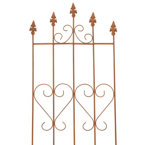 Rankgitter Herzmotiv Rankhilfe romantischer Stil für Gartenwege oder Terrassen 101cm kaufen | Floristik24.de