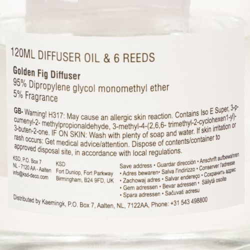 Raumduft Diffuser Feige Langanhaltendes Aroma für angenehmes Wohnambiente 120ml | Floristik24.de