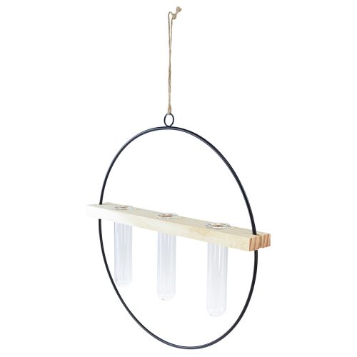 Artikel Reagenzglas Deko Vase Dekoring Metall Schwarz 29×4×29cm