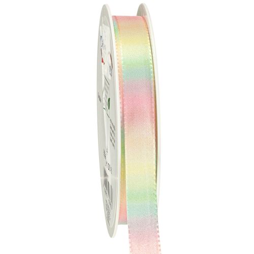 Regenbogen Band Pastell Dekoband Geschenkband 15mm 18m