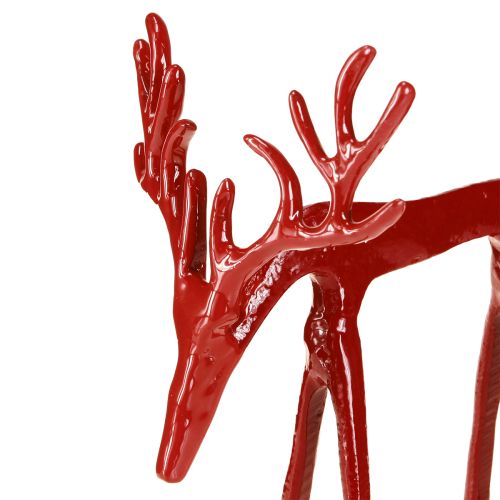 Artikel Rentier Deko Metall Figur Weihnachtsdeko Rot 16×13×19cm