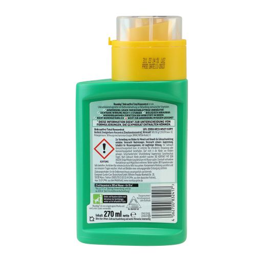 Artikel Roundup Unkrautfrei Total Konzentrat Ohne Glyphosat 270ml
