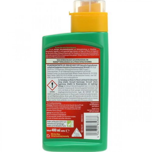 Artikel Roundup Unkrautfrei Express Unkrautmittel Konzentrat 400ml