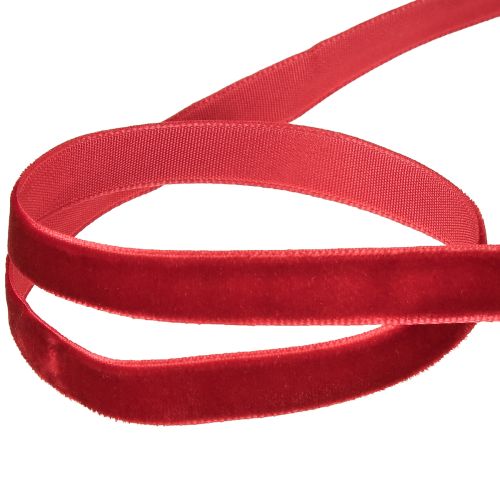Artikel Samtband Dekobänder Velvet Band Bordeaux 10mm 20m