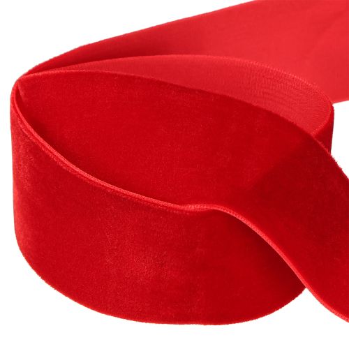 Artikel Samtband Geschenkband Dekoband Samt Rot 40mm 8m