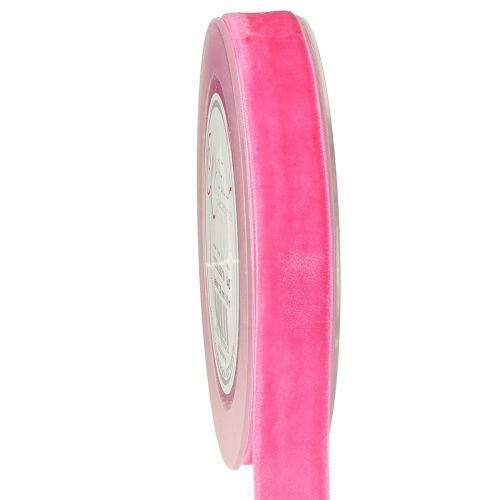 Samtband Rosa Dekoband Velvet Band Pink 20mm 10m