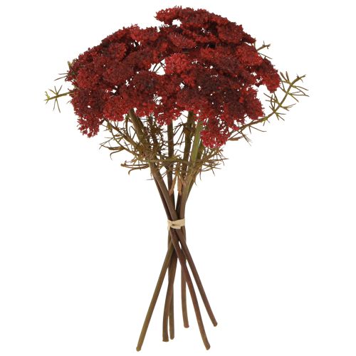 Floristik24 Schafgarbe Kunstblumen Rot Achillea künstlich H30cm 6 St