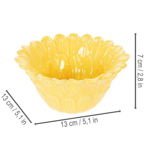Artikel Blumenschale dekorativ Schale Keramik für Wohnungsgestaltung und Geschenkideen 13cm 2St
