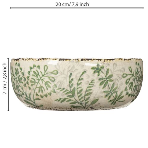 Artikel Schale im rustikalen Look einzigartiges Muster 20cm