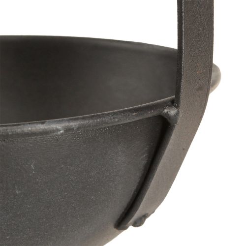 Artikel Schale zum Bepflanzen Deko Kelle Anthrazit Ø12,5cm 3St