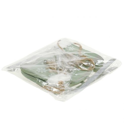 Artikel Schlittschuhpaar Mint 13x11,5cm 2St