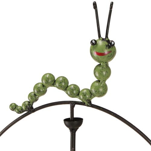 Artikel Schnecke Raupe Windspiel Gartenstecker Metall H67cm 2St