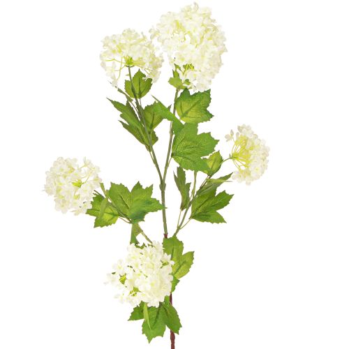 Floristik24 Schneeball Künstlich Viburnum Zweig Weiße Blüten L90cm