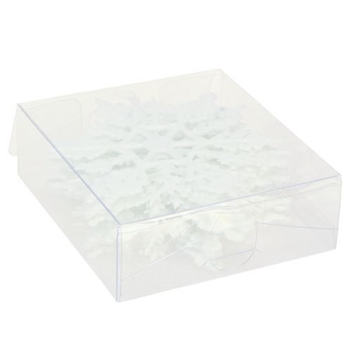 Artikel Schneeflocken Deko Weiß Glitzer Eiskristalle 10cm 12 St