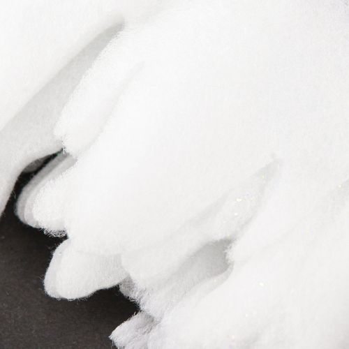 Artikel Schneevlies Eiszapfen Girlande Weiß oder Glitter 9×200cm 3St