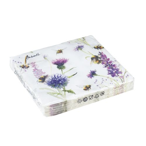 Artikel Servietten Sommer Hummeln Bienen Deko 25x25cm 20 St