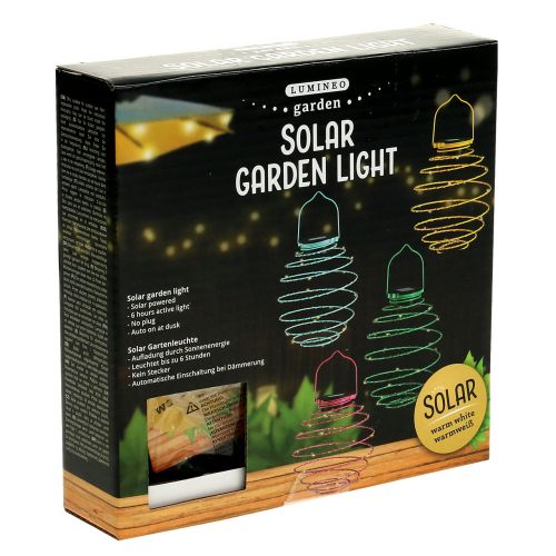 Artikel Solar Gartenleuchte Grün 22cm mit 25LEDs Warmweiß