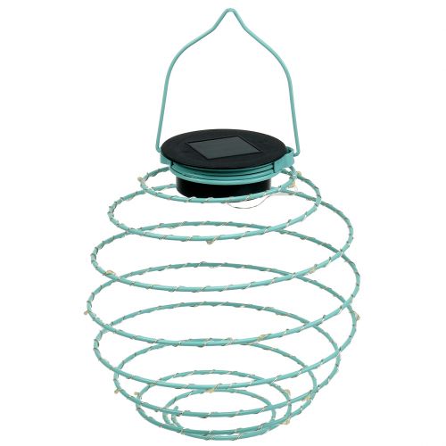 Artikel Solar Gartenleuchte Türkis 22cm mit 25LEDs Warmweiß