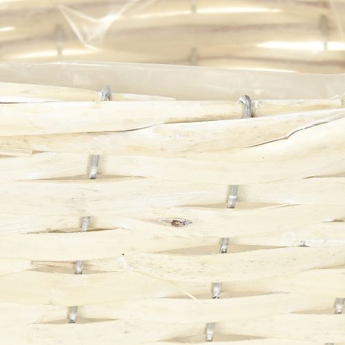 Artikel Spankorb Weidenkorb Weiß gewaschen Natur 29×18×14cm