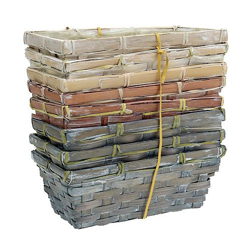 Artikel Spankorbsatz Weiß, Grau, Braun 8 St. 20cm x 11cm