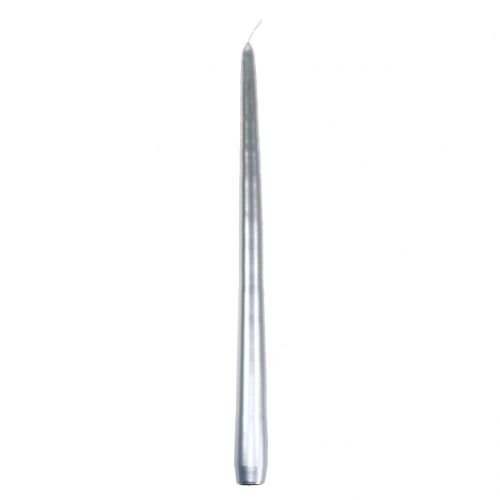 Floristik24 Spitzkerzen 400/25 Silber  8 St
