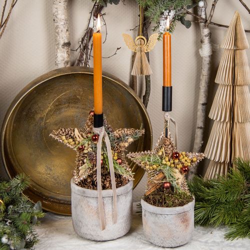 Artikel Spitzkerzen Stabkerzen Wenzel Kerzen Orange 250/23mm 12 St