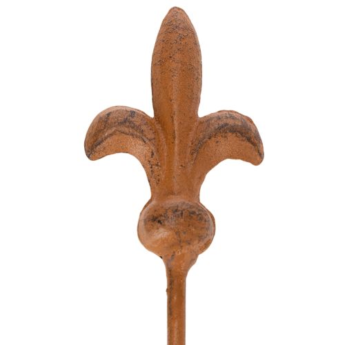 Artikel Gartenstecker Rustikale Dekoration Lilie Lanze im Antikdesign für Outdoor 60cm 2St