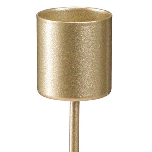 Artikel Stabkerzenhalter Mattgold Kerzenhalter zum Stecken 11cm 16 St