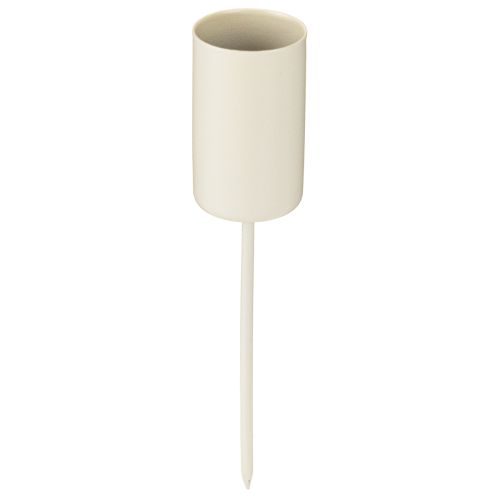 Stabkerzenhalter Metall am Stab Kerzenhalter Beige H11cm 4 St