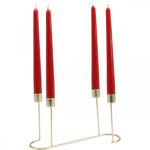 Artikel Kerzenständer, Kerzenhalter Adventskranz 26cm H14,5cm