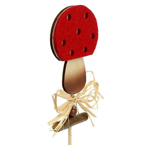 Artikel Stecker Fliegenpilz 7cm L33,5cm 16 St