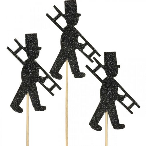 Artikel Schornsteinfeger Glücksbringer Blumenstecker 7cm 24 St