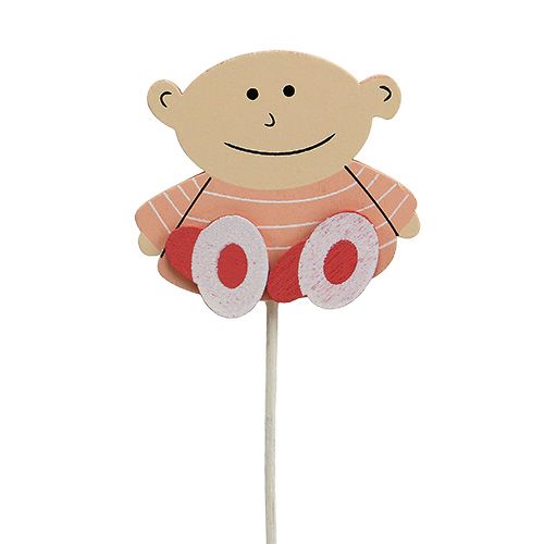 Floristik24 Stecker Baby 5cm L25cm Rosa 20 St