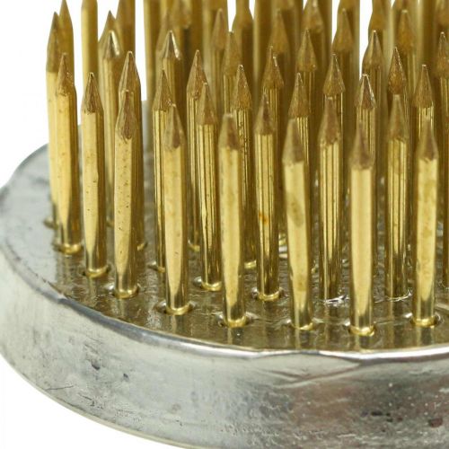 Artikel Blumenigel Kenzan Ikebana Steckigel Ø 40mm Messing für Blumengestecke