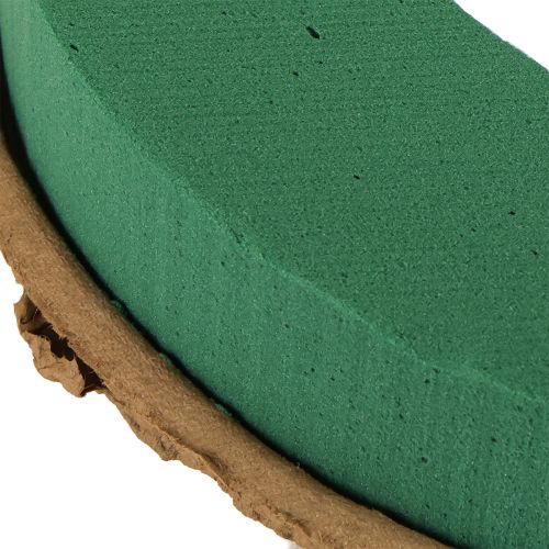 Artikel Steckschaum Kranz Nasssteckschaum auf Karton Ø30cm 2 St