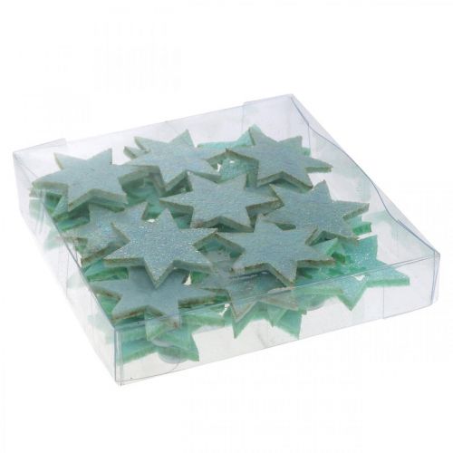 Artikel Deko Sterne zum Basteln Mint Selbstklebend Moosgummi 4cm 36St