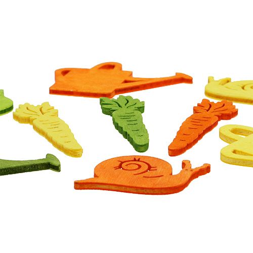 Artikel Streudeko aus Holz mit Motiven bunt 4-6cm 72 St