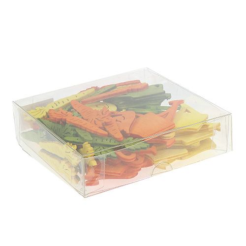 Artikel Streudeko aus Holz mit Motiven bunt 4-6cm 72 St